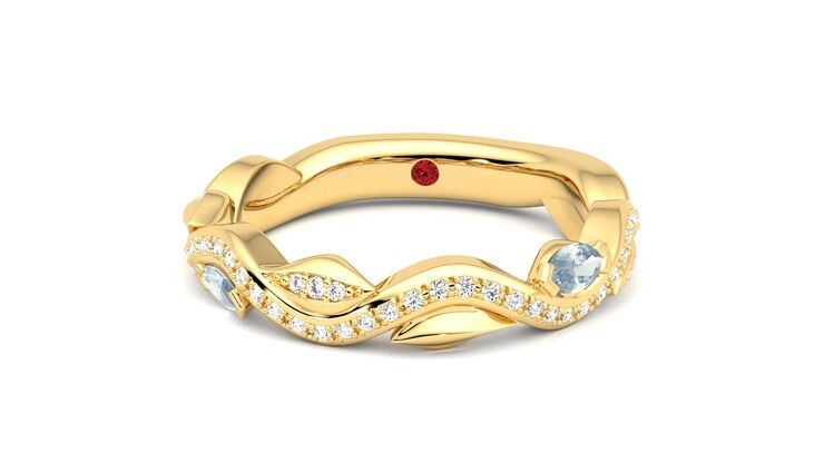 Taylor & Hart Lapelis Wedding Ring 360 degree image 28