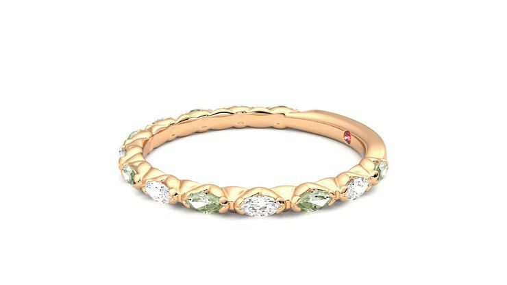 Taylor & Hart Laurel Wedding Ring 360 degree image 22