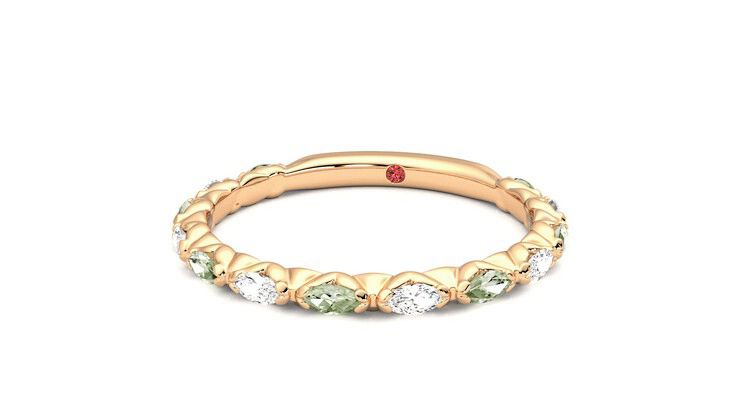 Taylor & Hart Laurel Wedding Ring 360 degree image 27