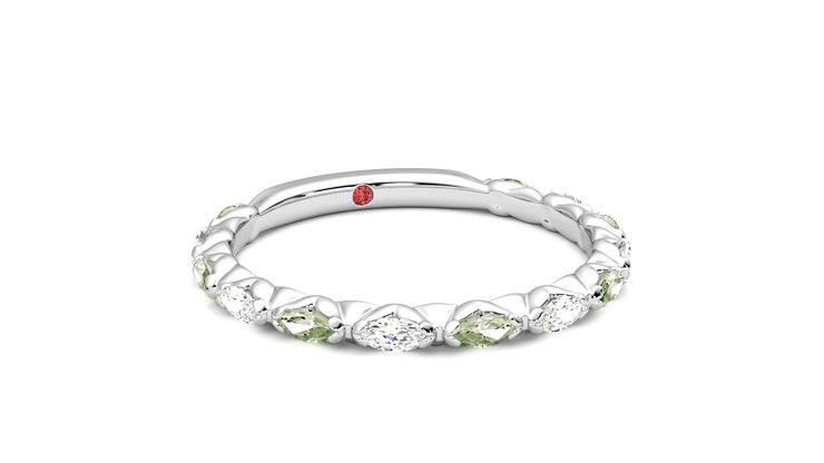Taylor & Hart Laurel Wedding Ring 360 degree image 4