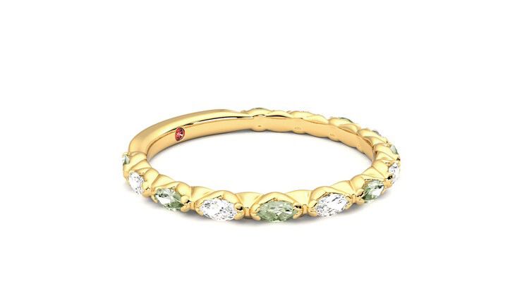 Taylor & Hart Laurel Wedding Ring 360 degree image 7