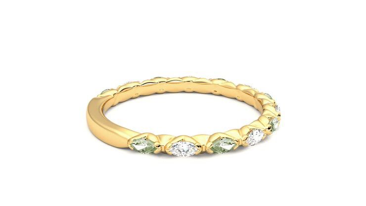 Taylor & Hart Laurel Wedding Ring 360 degree image 11