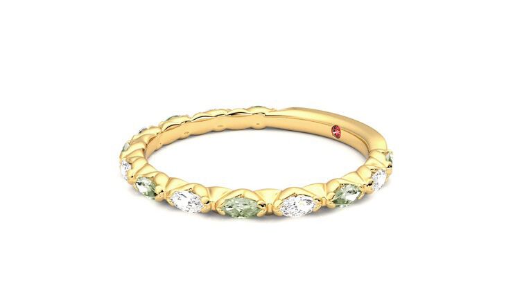 Taylor & Hart Laurel Wedding Ring 360 degree image 23