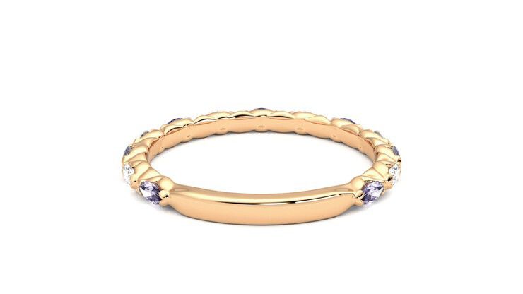 Taylor & Hart Laurel Wedding Ring 360 degree image 15