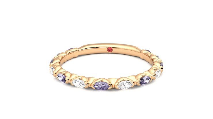 Taylor & Hart Laurel Wedding Ring 360 degree image 28