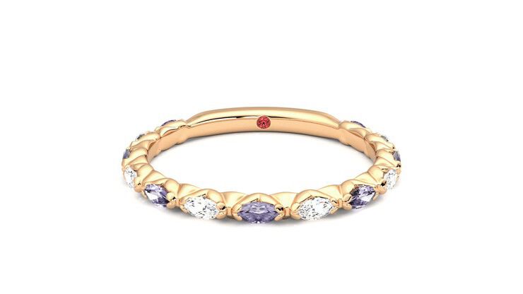 Taylor & Hart Laurel Wedding Ring 360 degree image 29