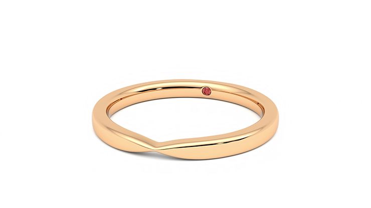 Taylor & Hart Lavender Wedding Ring 360 degree image 26