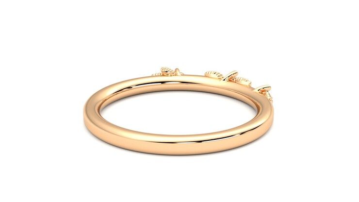 Taylor & Hart Lorierre Wedding Ring 360 degree image 14