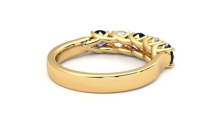 Taylor & Hart Lumina Wedding Ring 360 degree image 13