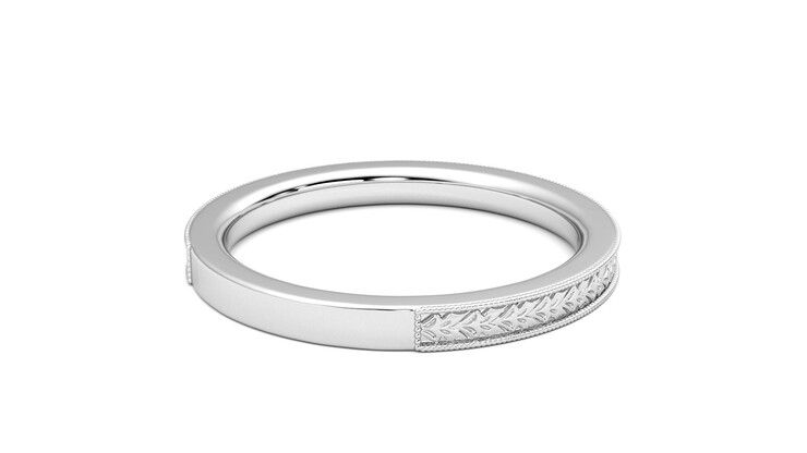 Taylor & Hart Orsha Wedding Ring 360 degree image 13