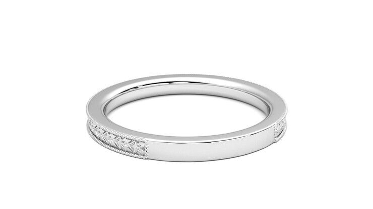 Taylor & Hart Orsha Wedding Ring 360 degree image 16