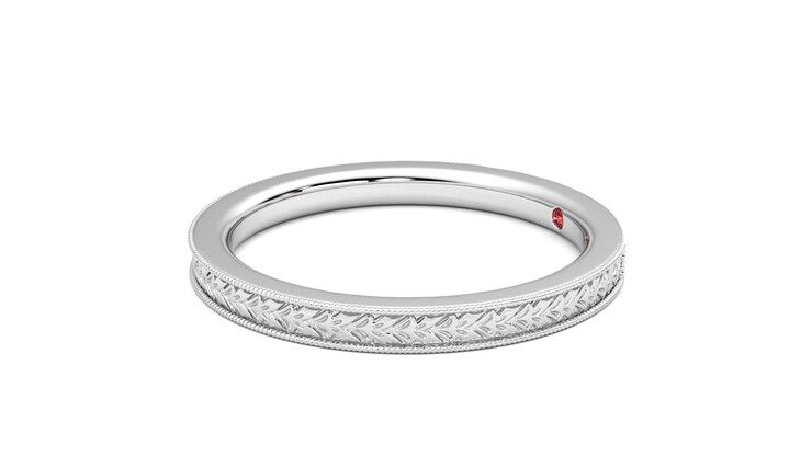 Taylor & Hart Orsha Wedding Ring 360 degree image 22