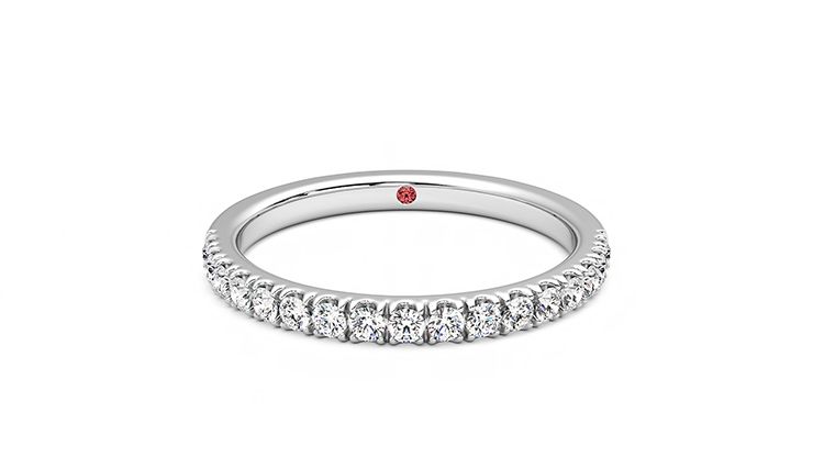 Taylor & Hart Poppy Wedding Ring 360 degree image 0