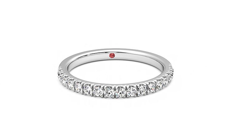 Taylor & Hart Poppy Wedding Ring 360 degree image 2