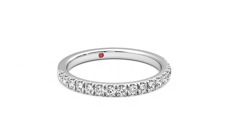 Taylor & Hart Poppy Wedding Ring 360 degree image 4