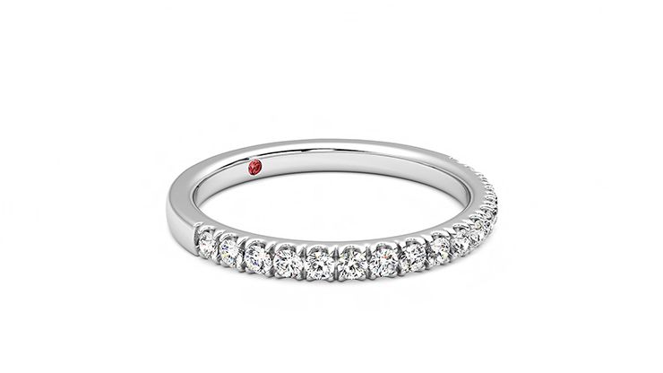 Taylor & Hart Poppy Wedding Ring 360 degree image 6