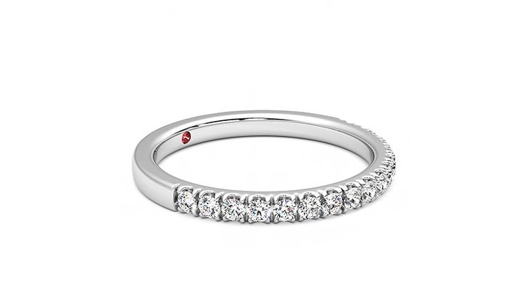 Taylor & Hart Poppy Wedding Ring 360 degree image 7