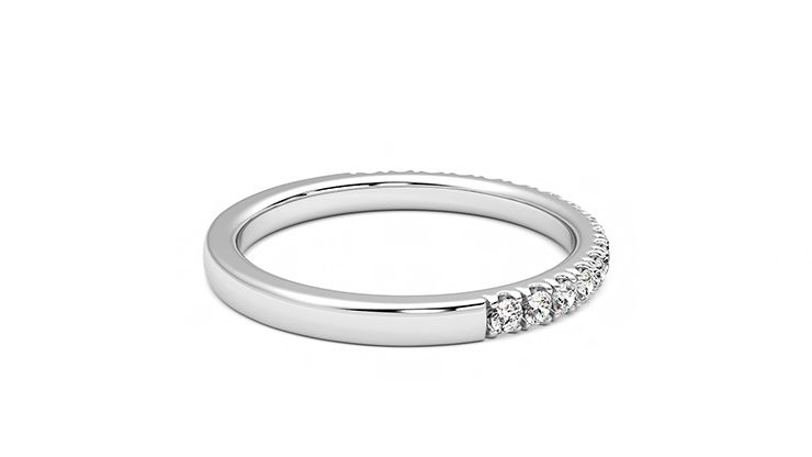 Taylor & Hart Poppy Wedding Ring 360 degree image 11