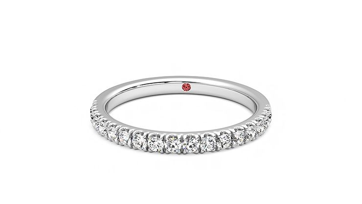 Taylor & Hart Poppy Wedding Ring 360 degree image 28