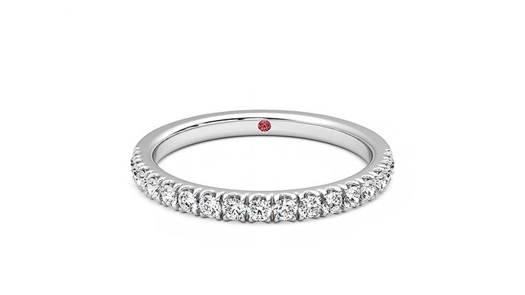 Taylor & Hart Poppy Wedding Ring 360 degree image 29