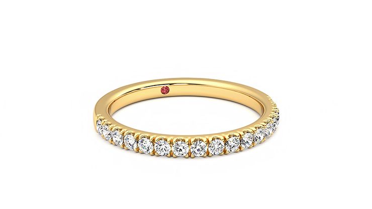 Taylor & Hart Poppy Wedding Ring 360 degree image 4