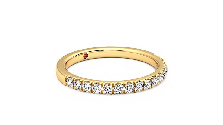 Taylor & Hart Poppy Wedding Ring 360 degree image 6