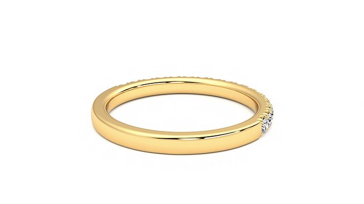 Taylor & Hart Poppy Wedding Ring 360 degree image 13