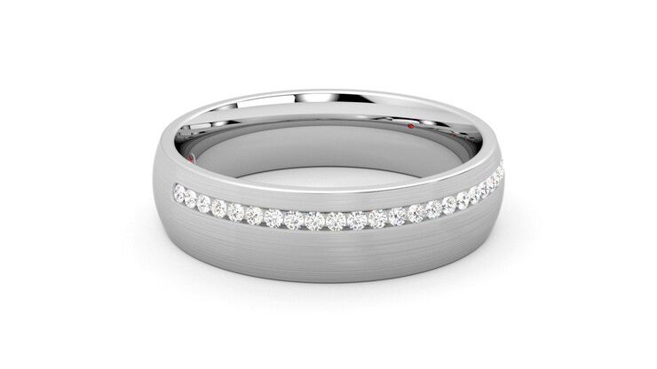 Taylor & Hart Spruce Wedding Ring 360 degree image 9