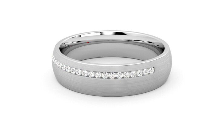 Taylor & Hart Spruce Wedding Ring 360 degree image 20