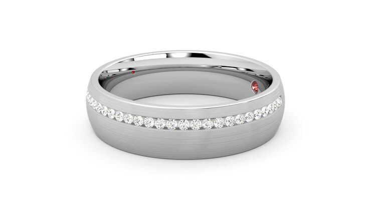 Taylor & Hart Spruce Wedding Ring 360 degree image 22