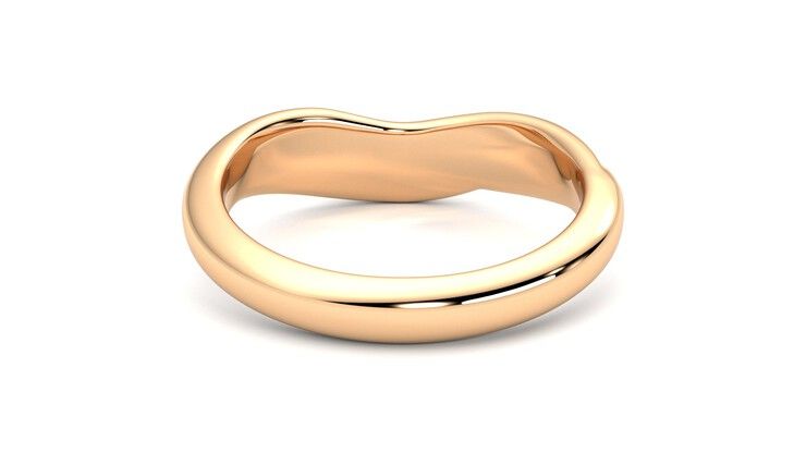 Taylor & Hart Virage Wedding Ring 360 degree image 15