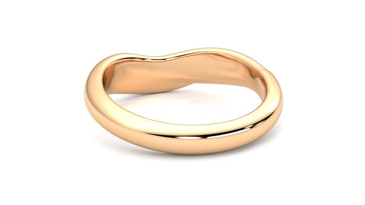 Taylor & Hart Virage Wedding Ring 360 degree image 16