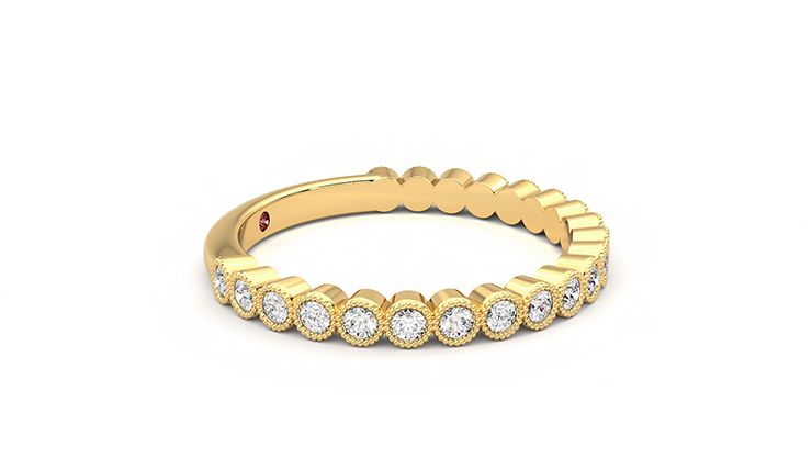 Taylor & Hart Wisteria Wedding Ring 360 degree image 8