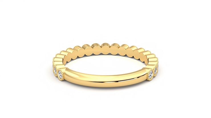 Taylor & Hart Wisteria Wedding Ring 360 degree image 15