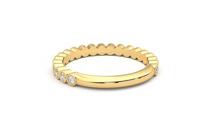 Taylor & Hart Wisteria Wedding Ring 360 degree image 16