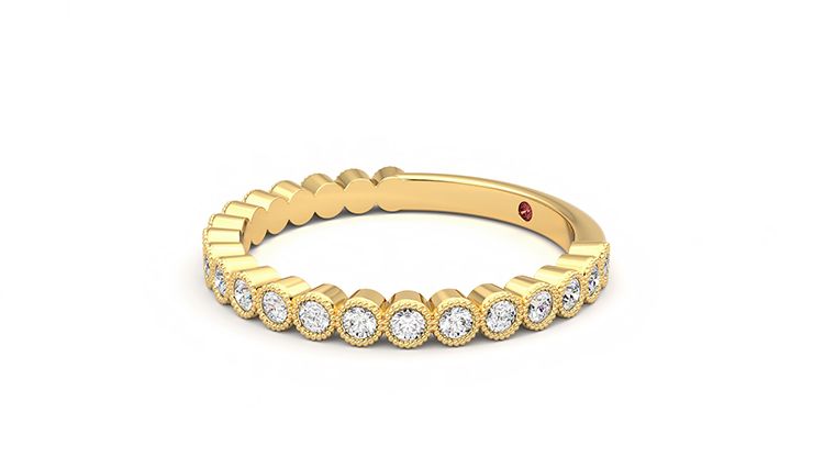 Taylor & Hart Wisteria Wedding Ring 360 degree image 23