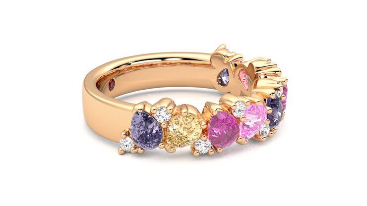 Taylor & Hart Wonder Wedding Ring 360 degree image 8