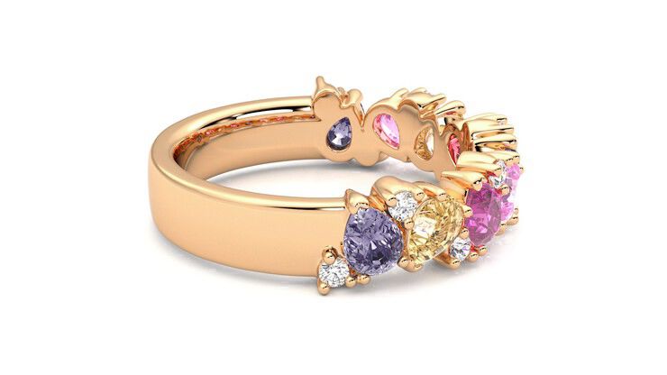 Taylor & Hart Wonder Wedding Ring 360 degree image 10