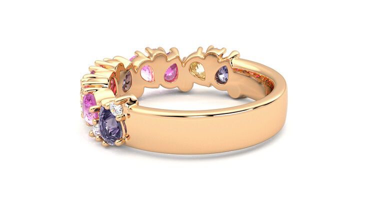 Taylor & Hart Wonder Wedding Ring 360 degree image 18