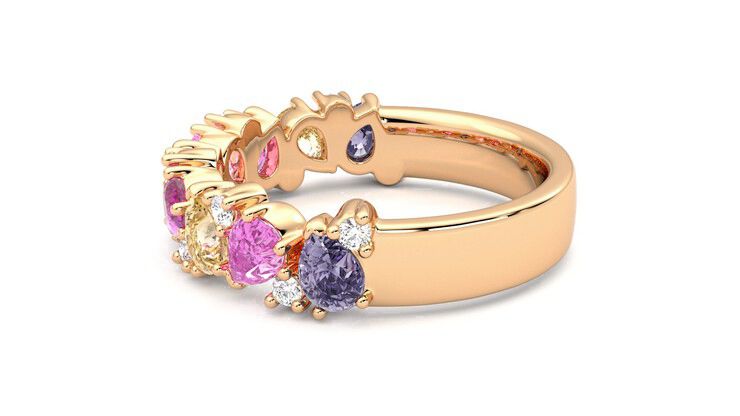 Taylor & Hart Wonder Wedding Ring 360 degree image 20