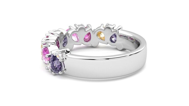 Taylor & Hart Wonder Wedding Ring 360 degree image 18